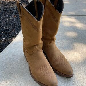 Abilene size 11 made in USA tan cowboy boots